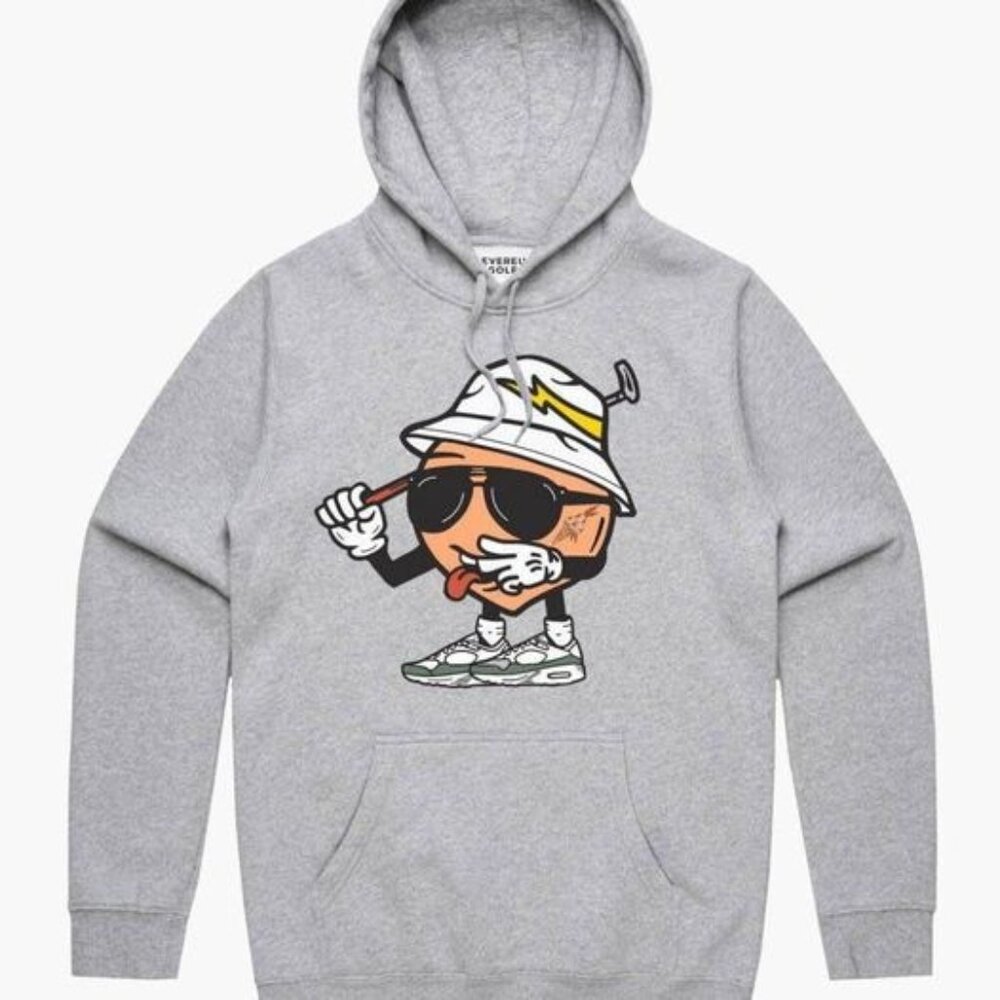 Devereux‎ Golf Peachy Mane Graphic Streetwear Hoodie Sz S